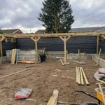 Oak & Stone NE garden makeover in progress